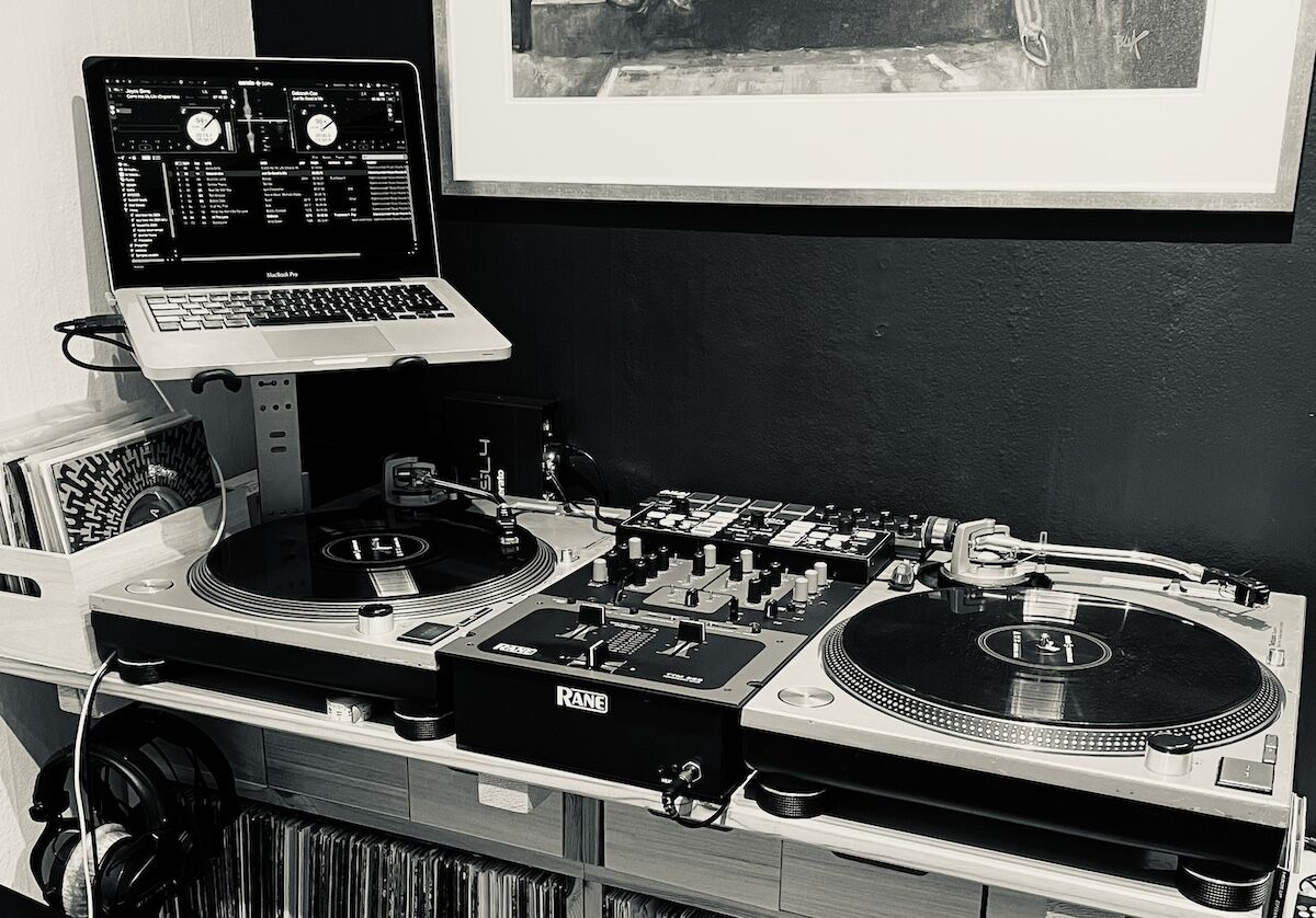 Vintage DJ Equipment.